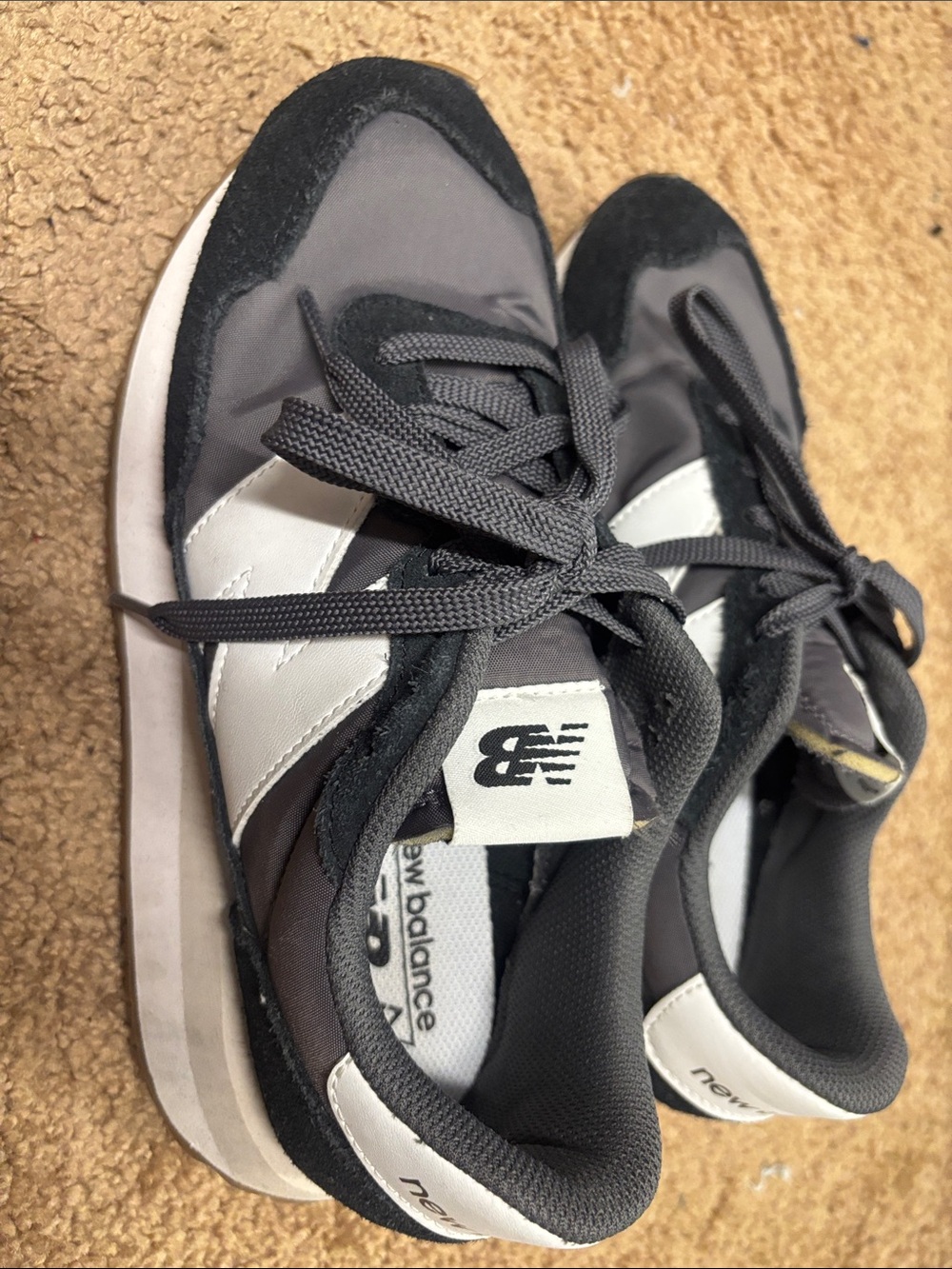 New Balance 237’s Gray, White and Black Women's Retro Runner Sneakers